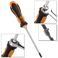 Screwdriver with hex shoulder - TX