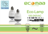 LED lamp Fan inside