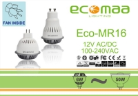 LED MR16 Fan inside