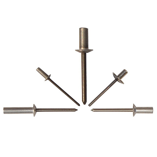Closed End Steel Rivet With Steel Mandrel