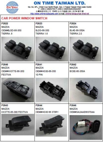 Mazda Power Window Switch