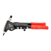 KARAT RHN-1 Professional 360° Swivel Ratchet-Head Quick-Change Design Hand Rivet Nut Tool