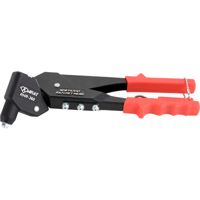 KARAT RHR-360 Professional Patented 360° Swivel Ratchet-Head Hand Riveter