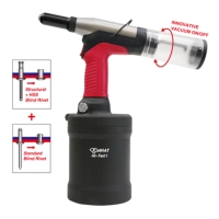 KARAT AF-3 Industrial Heavy-Duty Extra Long Stroke Built-in Vacuum Air-Hydraulic Riveter