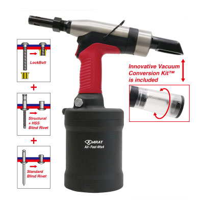 KARAT AF-4HX4 Industrial Heavy-Duty Air-Hydraulic Lock Bolt Tool