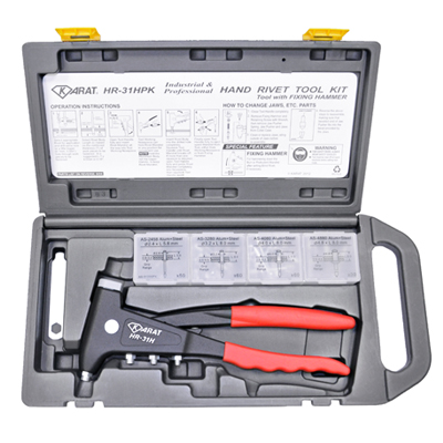 KARAT HR-31HPKP Industrial Fixing Hammer Hand Riveter Kit