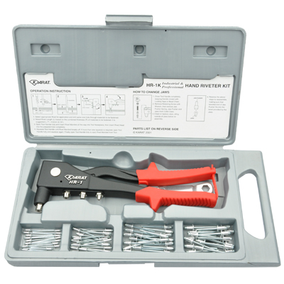 KARAT HR-1K Industrial Premium Compact Size Hand Riveter Kit