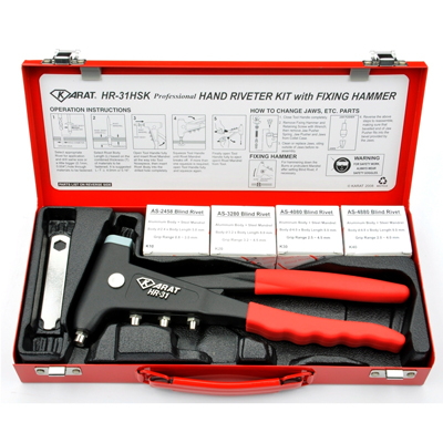 KARAT HR-31HSKC Industrial Fixing Hammer Hand Riveter Kit