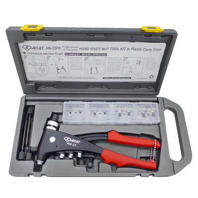 KARAT HN-23MPKP Industrial European Fashion Quick-Change Design Hand Rivet Nut Tool Kit