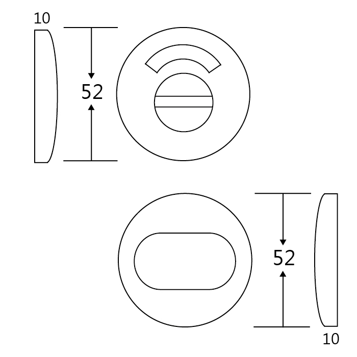 Escutcheon WC sets