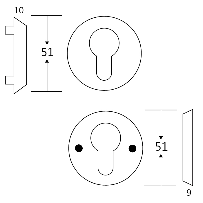 Architectural Security Escutcheons Architectural Security Escutcheons
