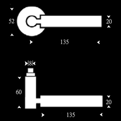 Architectural Lever Door Handle