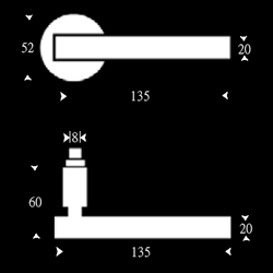 Architectural Lever Door Handle