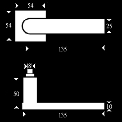 Architectural Lever Door Handle