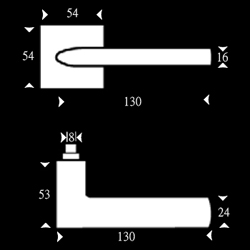 Architectural Lever Door Handle