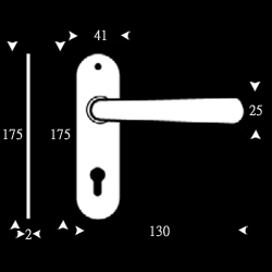 Architectural Lever Door Handle