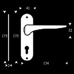 Architectural Lever Door Handle