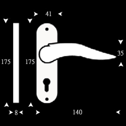 Architectural Lever Door Handle