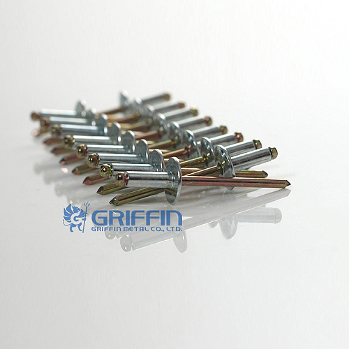 Large Flange,Steel Rivets With Steel Mandrels Large Flange,Steel Rivets With Steel Mandrels