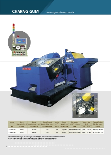 Automatic Thread Rolling Machines
