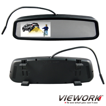 Universal Rear View Mirror With 4.3