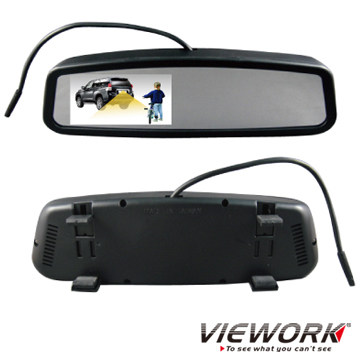 Universal Rear View Mirror With 4.3 Universal Rear View Mirror With 4.3