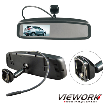 HYUNDAI Professional Rear View Mirror with 4.3”TFT LCD Monitor HYUNDAI Professional Rear View Mirror with 4.3”TFT LCD Monitor