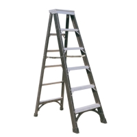 Fiberglass Single Sided Step Ladder (Loading Capacity: 375lbs) Fiberglass Single Sided Step Ladder (Loading Capacity: 375lbs)
