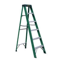 Fiberglass Single Sided Step Ladder (Loading Capacity: 225lbs) Fiberglass Single Sided Step Ladder (Loading Capacity: 225lbs)