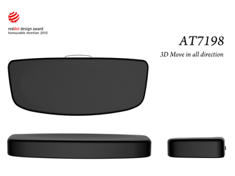 3D move in all direction arm pad (chair arm)