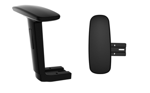 Arm pad + adjustable armrest