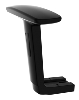 Arm pad + adjustable armrest Arm pad + adjustable armrest