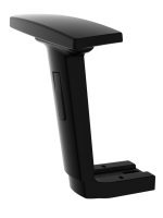 2D arm pad + Adjusttable arm rest