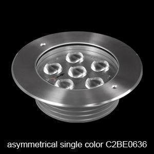Asymmetrical high power LED inground light Asymmetrical high power LED inground light