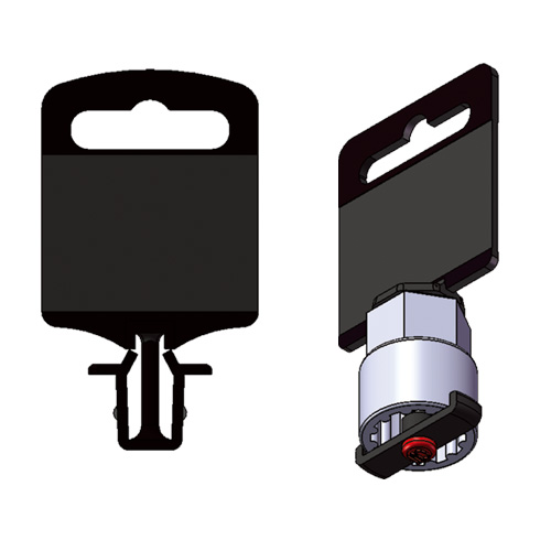 Socket hang card Socket hang card