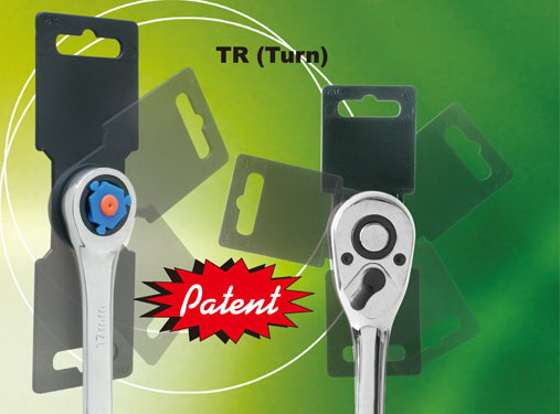 Rotary anti-theft H-handle hang card / Wrench hang card
