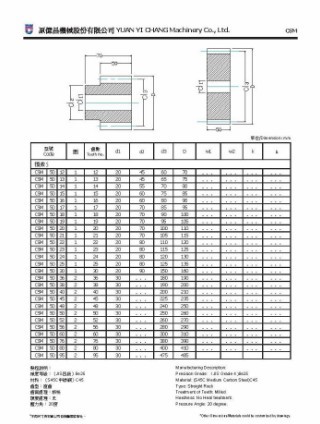 YYC precision grinding straight gear