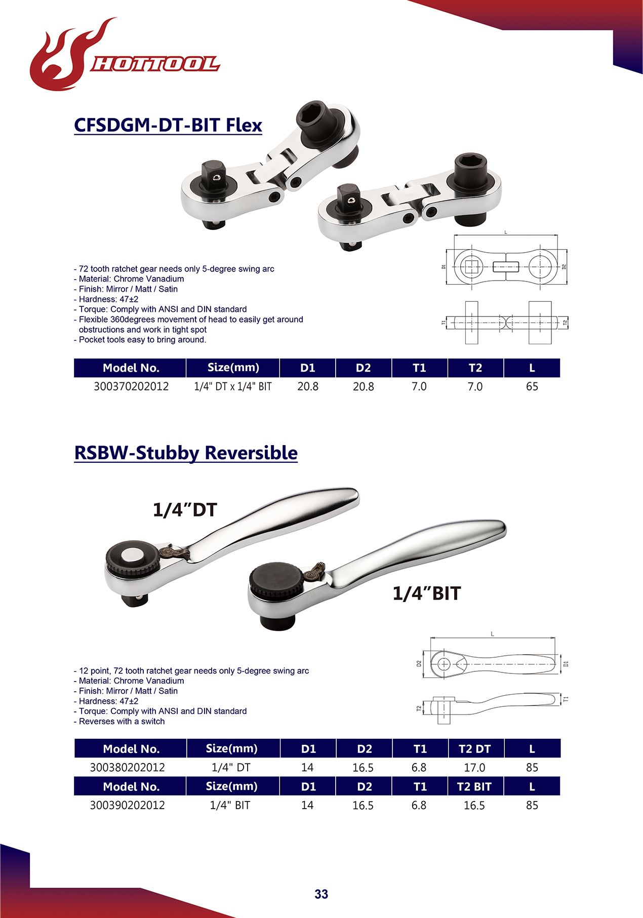 Stubby Reversible