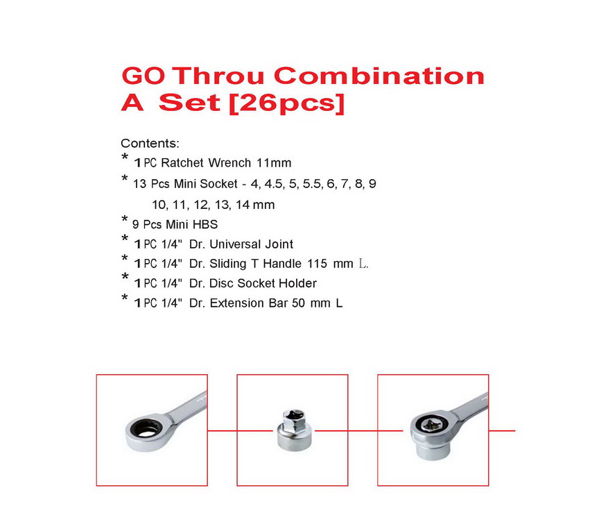 GP Throu Combination (26pcs)