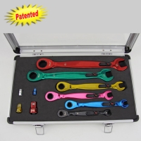 Ratchet box wrenches w/LEDs - 10PCS