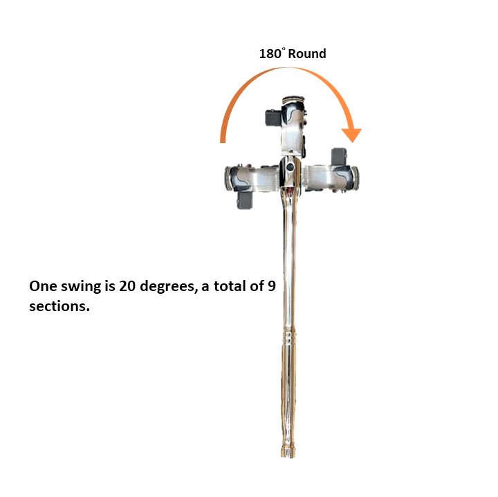 Telescopic Swing Ratchet Handle