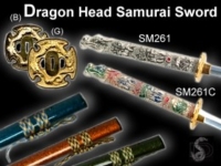 Dragon Head Samurai Sword