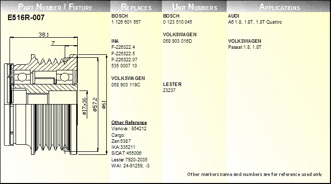 E516R-007 (OAP)