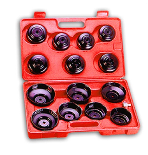 15PCS CUP TYPE OIL FILTER WRENCH SET