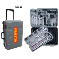 122PC Mechanic`s Tool Set With Rolling Tool Box