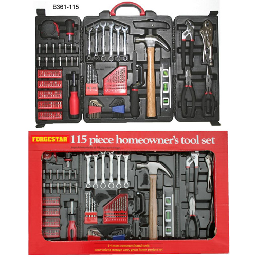 115PC Homeowner's Tool Set