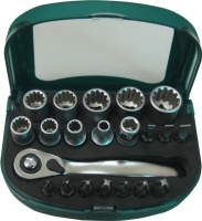 21 Pcs Spline Socket W/Bits Set 21 Pcs Spline Socket W/Bits Set