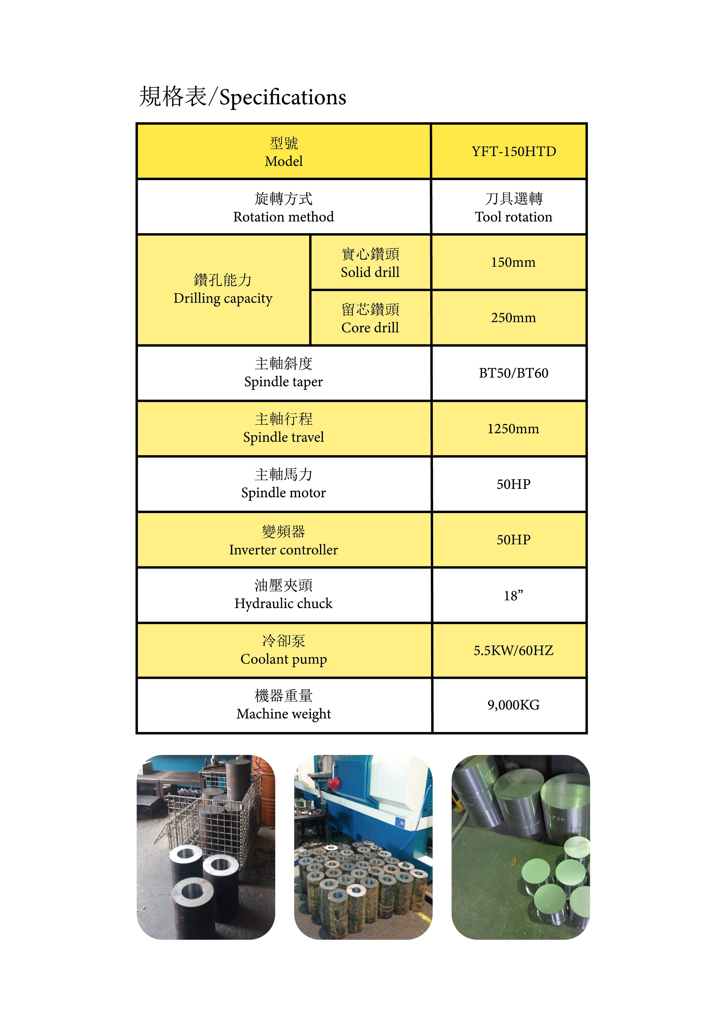 Horizontal core drilling machine Horizontal core drilling machine