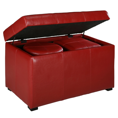 Storage with 2 small Ottoman Storage with 2 small Ottoman
