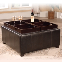 Coffee Table with Four Tray